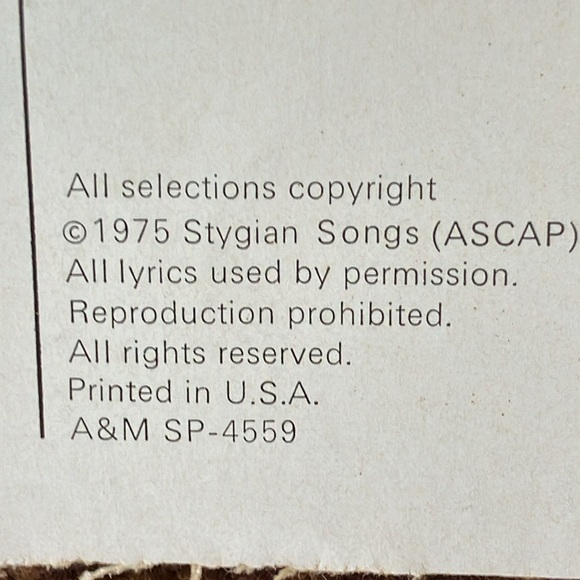 VINTAGE 1967 BEST OF THE BEACH BOYS VOLUME 2 STARLINE CAPITOL RECORDS -1975 STYX - Picture 9 of 10
